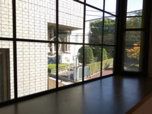 エスポワール梅里 202 賃貸マンション 出窓からの景観