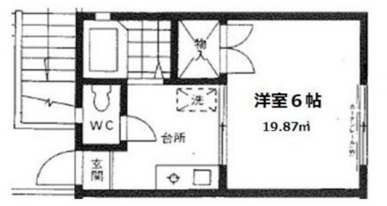 ル・クレール野方 202 賃貸物件