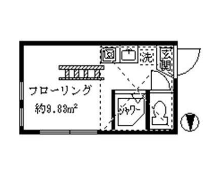 グレースラテール 若宮２丁目 賃貸物件　間取