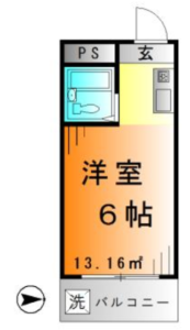 ピア東高円寺間取り図賃貸物件