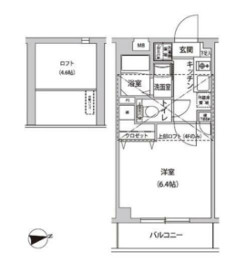 フローラルフォレスト 402賃貸物件間取り図