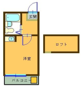 グリーンコーポ東高円寺202間取り図賃貸物件