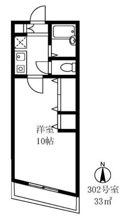 グランメール 302 賃貸物件