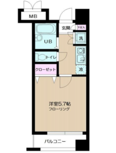 設備充実の女性におすすめ賃貸物件　野方駅　リベラウェヌス203号室　中野区野方６丁目　①