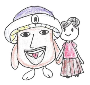 まーるちゃんと高円寺キャラクターサイケ・デリーさん