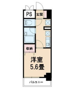 女性におすすめの賃貸物件　南阿佐ヶ谷徒歩2分駅チカ物件　アズ阿佐ヶ谷レジデンス　杉並区阿佐谷南１丁目　間取り
