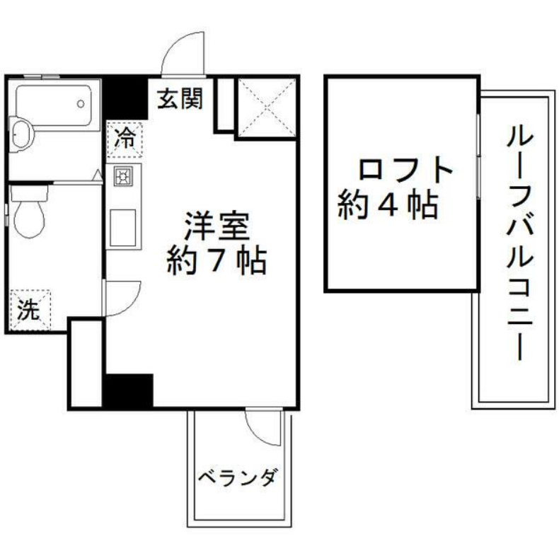 フレッシュ・ノア　205　高円寺南2　賃貸物件　間取