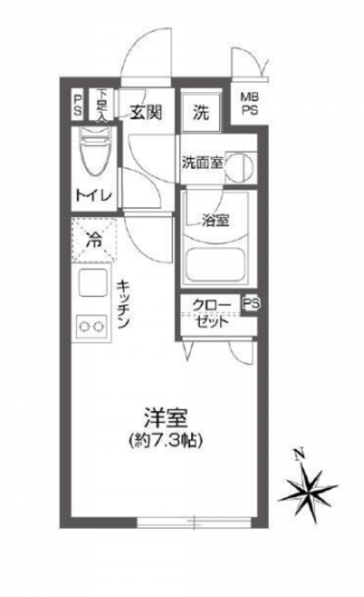 あつまる不動産ＬＥＧＡＬＡＮＤ高円寺南４丁目 間取り