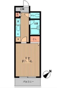 サウスシティ阿佐ヶ谷304号室 杉並区阿佐谷南1丁目 間取図
