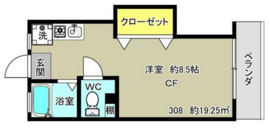 第一鈴鹿ハイツ 308 賃貸物件