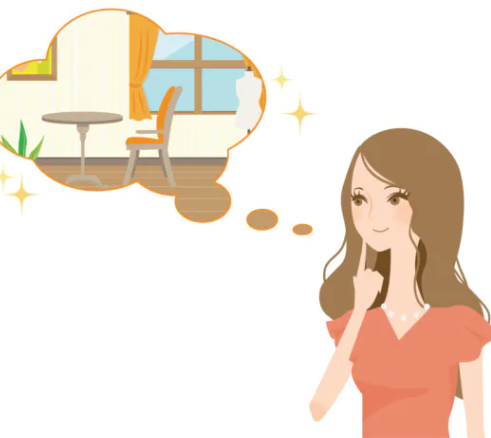 悩む女性　考える女性　一人暮らし