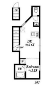 ｃｏｃｏｔｅｒｒａｃｅ高円寺202間取り図